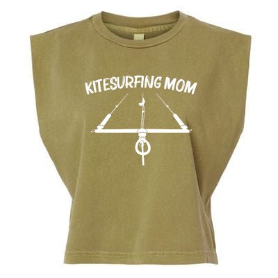 Funny Kitesurfing For Mom Mother Kiteboarding Kite Surfing Gift Garment-Dyed Women's Muscle Tee