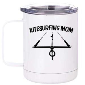 Funny Kitesurfing For Mom Mother Kiteboarding Kite Surfing Gift 12 oz Stainless Steel Tumbler Cup