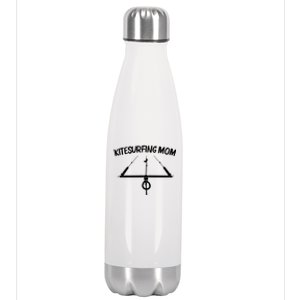 Funny Kitesurfing For Mom Mother Kiteboarding Kite Surfing Gift Stainless Steel Insulated Water Bottle