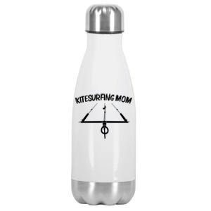 Funny Kitesurfing For Mom Mother Kiteboarding Kite Surfing Gift Stainless Steel Insulated Water Bottle