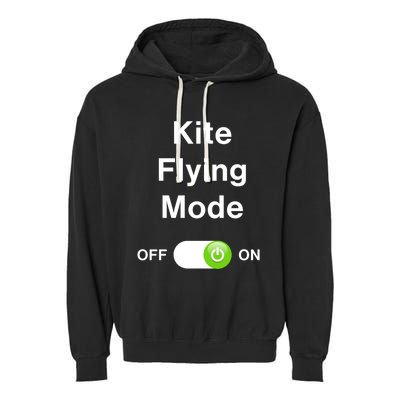 Funny Kite Flying Mode Gift Garment-Dyed Fleece Hoodie