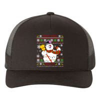 Feelin Kinda Frosty Ugly Christmas Frosty Snowman Christmas Yupoong Adult 5-Panel Trucker Hat