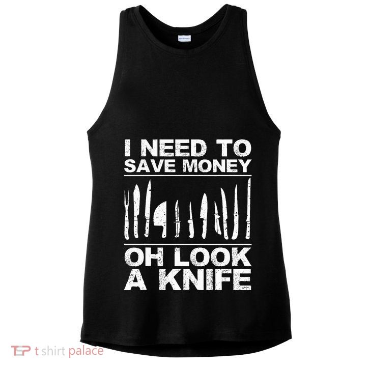 Funny Knife For Women Collectible Knives Pocket Knife Ladies PosiCharge Tri-Blend Wicking Tank