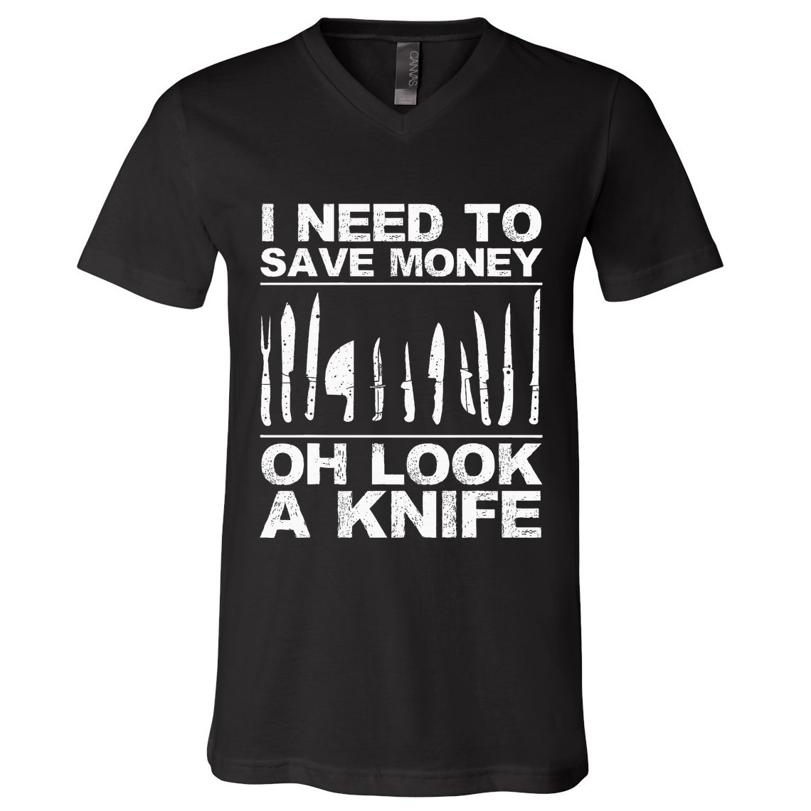 Funny Knife For Women Collectible Knives Pocket Knife V-Neck T-Shirt