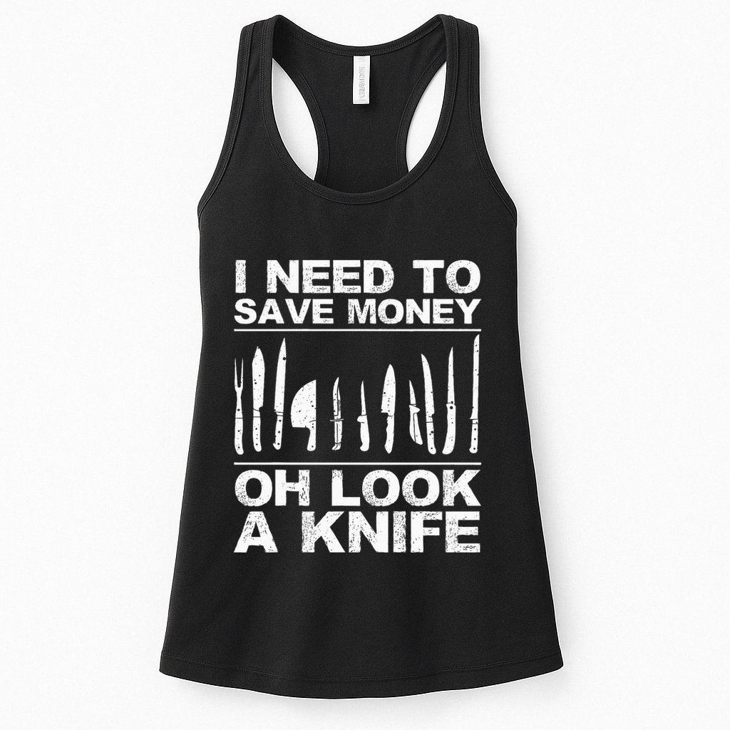 Funny Knife For Women Collectible Knives Pocket Knife Womens Tank Top