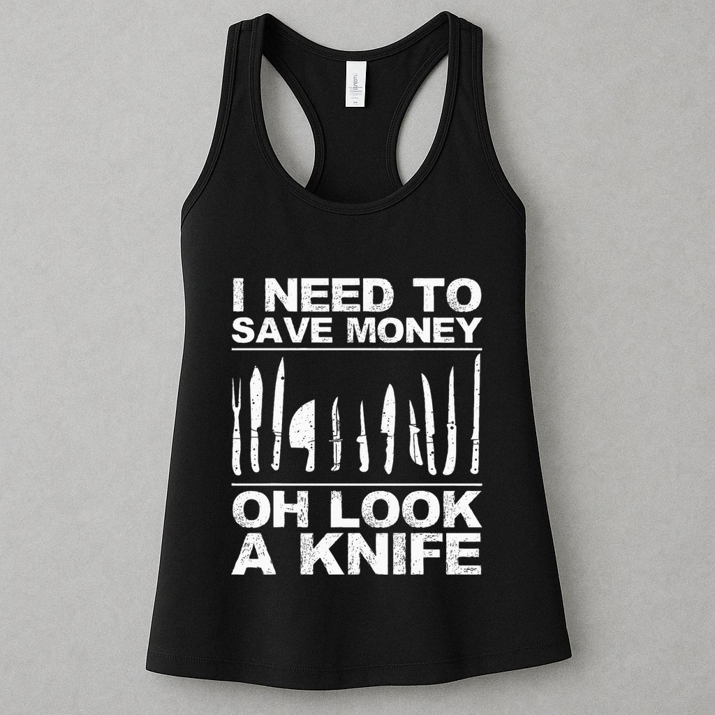 Funny Knife For Women Collectible Knives Pocket Knife Womens Tank Top