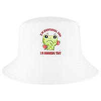 Kawaii Strawberry Frog - Cute Retro Japanese Aesthetic Gift Cool Comfort Performance Bucket Hat