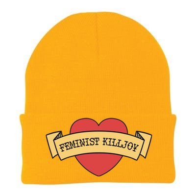 Feminist Killjoy Feminism Strong Empowert Heart Gift Knit Cap Winter Beanie