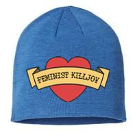 Feminist Killjoy Feminism Strong Empowert Heart Gift Sustainable Beanie