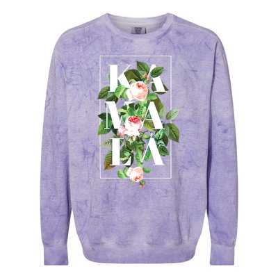 Floral Kamala Colorblast Crewneck Sweatshirt