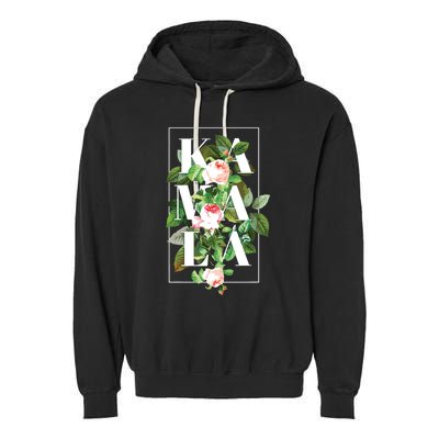 Floral Kamala Garment-Dyed Fleece Hoodie