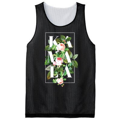 Floral Kamala Mesh Reversible Basketball Jersey Tank