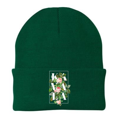 Floral Kamala Knit Cap Winter Beanie