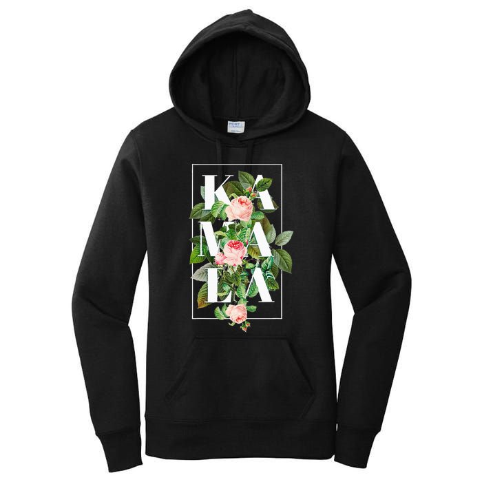 Floral Kamala Women's Pullover Hoodie