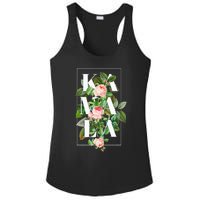 Floral Kamala Ladies PosiCharge Competitor Racerback Tank