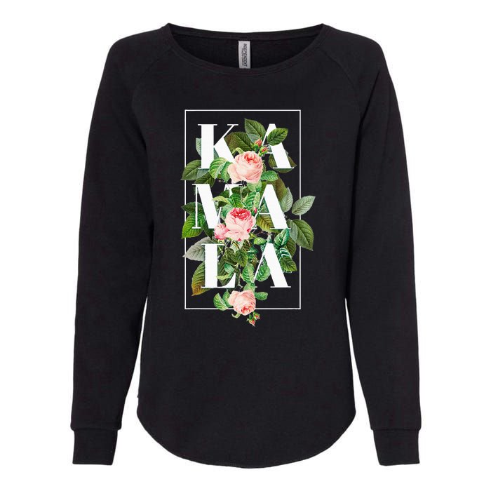 Floral Kamala Womens California Wash Sweatshirt