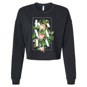 Floral Kamala Cropped Pullover Crew