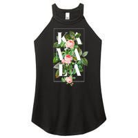 Floral Kamala Women's Perfect Tri Rocker Tank