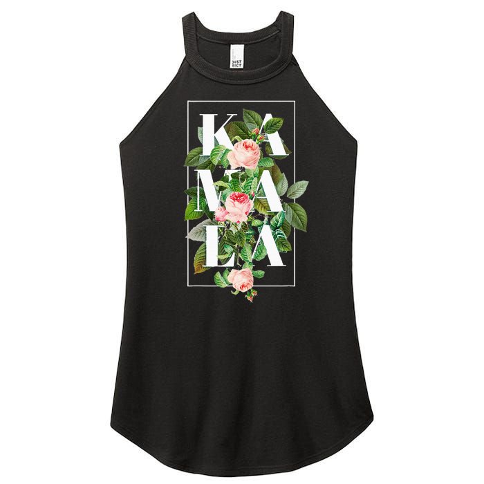 Floral Kamala Women's Perfect Tri Rocker Tank