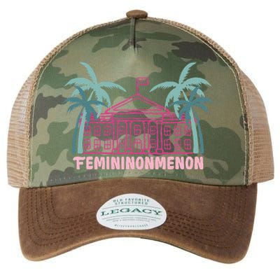 Femininonmenon Kamala For President Funny Election 2024 Legacy Tie Dye Trucker Hat