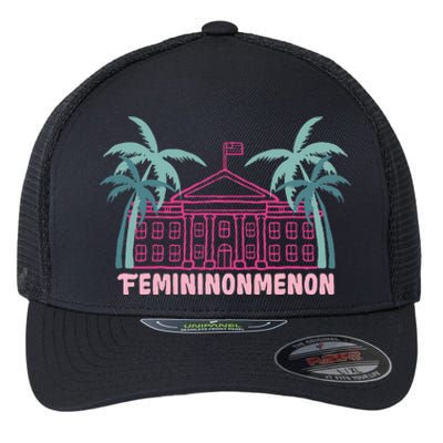 Femininonmenon Kamala For President Funny Election 2024 Flexfit Unipanel Trucker Cap