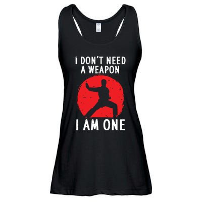 Funny Karate For Women Karate Black Belt Martial Arts Ladies Essential Flowy Tank