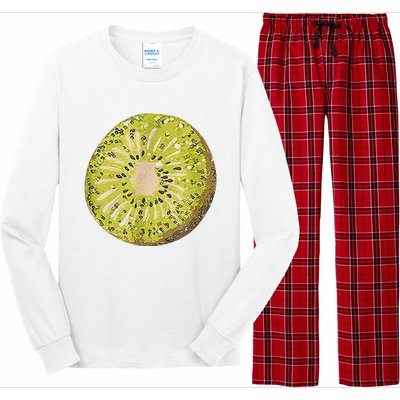 Funny Kiwi Fruit Vacation Beach Kiwi Lovers Long Sleeve Pajama Set