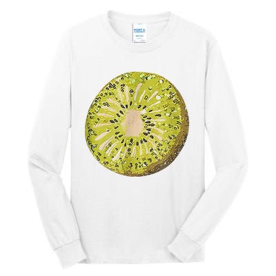 Funny Kiwi Fruit Vacation Beach Kiwi Lovers Tall Long Sleeve T-Shirt