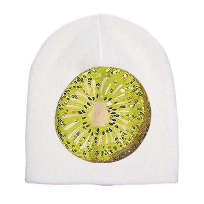 Funny Kiwi Fruit Vacation Beach Kiwi Lovers Short Acrylic Beanie