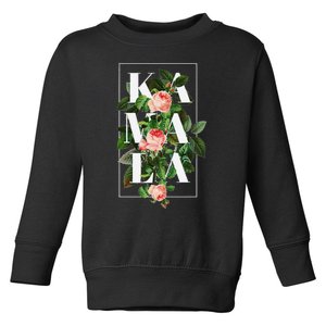 Floral Kamala Toddler Sweatshirt