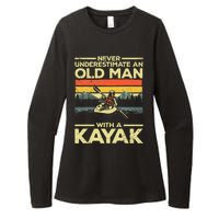 Funny Kayaking Grandpa Kayaker Kayak Lovers Womens CVC Long Sleeve Shirt