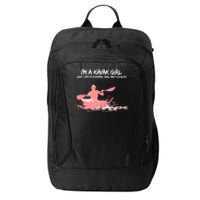 Funny Kayak Gift Just Like Normal But Cooler City Backpack