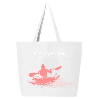 Funny Kayak Gift Just Like Normal But Cooler 25L Jumbo Tote