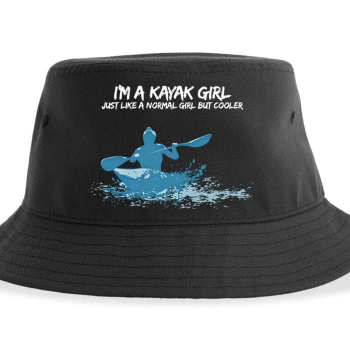 Funny Kayak Gift IM A Cool Kayak Sustainable Bucket Hat