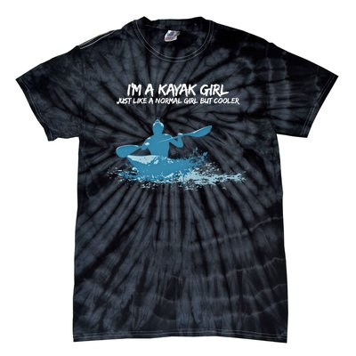 Funny Kayak Gift IM A Cool Kayak Tie-Dye T-Shirt