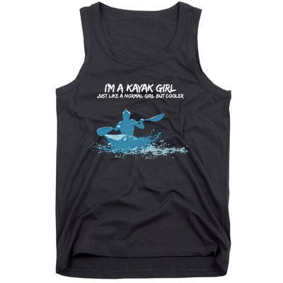 Funny Kayak Gift IM A Cool Kayak Tank Top