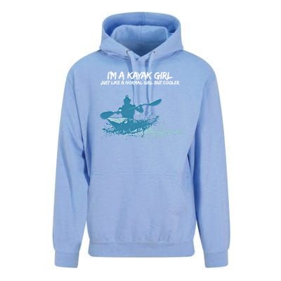 Funny Kayak Gift IM A Cool Kayak Unisex Surf Hoodie