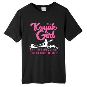 Funny Kayaking Gift For Cool Kayak Paddling Lover Tall Fusion ChromaSoft Performance T-Shirt