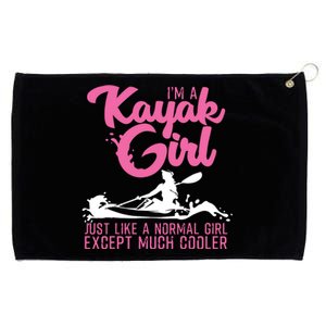 Funny Kayaking Gift For Cool Kayak Paddling Lover Grommeted Golf Towel