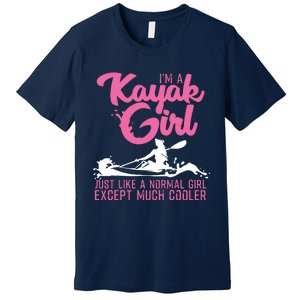 Funny Kayaking Gift For Cool Kayak Paddling Lover Premium T-Shirt