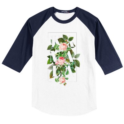 Floral Kamala Gift Baseball Sleeve Shirt