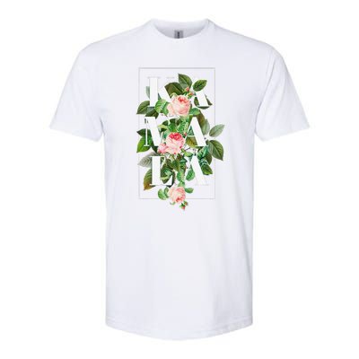 Floral Kamala Gift Softstyle CVC T-Shirt