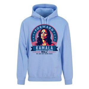 Forward Kamala Harris Walz WeRe Not Going Back 2024 Unisex Surf Hoodie