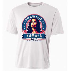 Forward Kamala Harris Walz WeRe Not Going Back 2024 Cooling Performance Crew T-Shirt