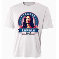 Forward Kamala Harris Walz WeRe Not Going Back 2024 Cooling Performance Crew T-Shirt