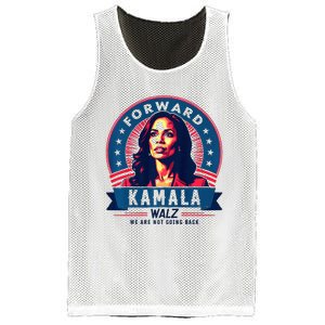 Forward Kamala Harris Walz WeRe Not Going Back 2024 Mesh Reversible Basketball Jersey Tank