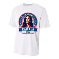 Forward Kamala Harris Walz WeRe Not Going Back 2024 Performance Sprint T-Shirt