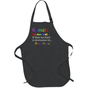 Funny Kamala Harris 2024 Madam President Harris Full-Length Apron With Pockets