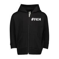 Foxtrot Kilo Hotel Fkh Funny Kamala Toddler Zip Fleece Hoodie