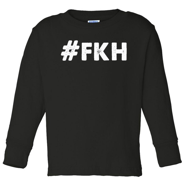 Foxtrot Kilo Hotel Fkh Funny Kamala Toddler Long Sleeve Shirt